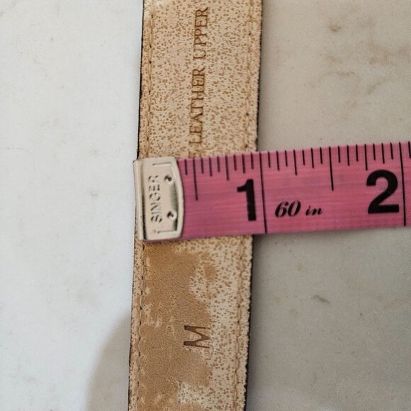 Elite Purple Leather Belt With Ornate Silver Herringbone Buckle Made In Usa - Picture 9 of 9